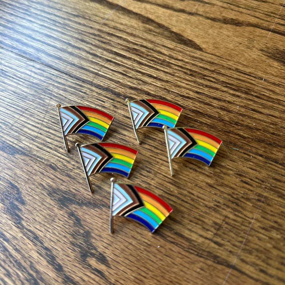 Rainbow Flag Enamel Pins